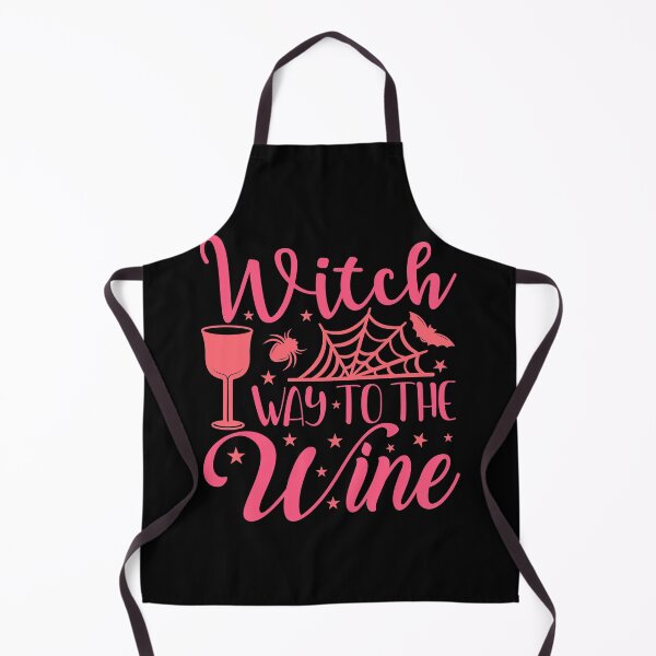 Item preview, Witch way to the wine? Funny Halloween wine drinking witch design. designed and sold by HROC.