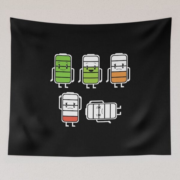 Item preview, Funny Low Exhausted Drained Dead Battery Low Battery Life Energy designed and sold by Merchking1.