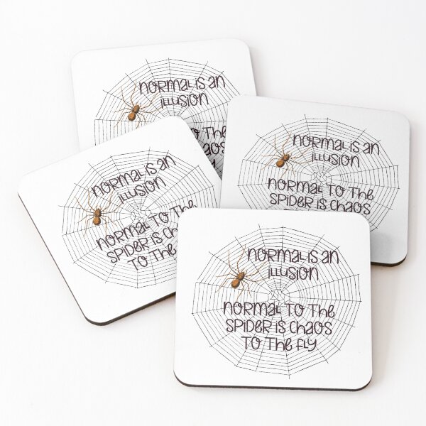 Item preview, Normal is an illusion: Normal to the spider is chaos to the fly designed and sold by paix.