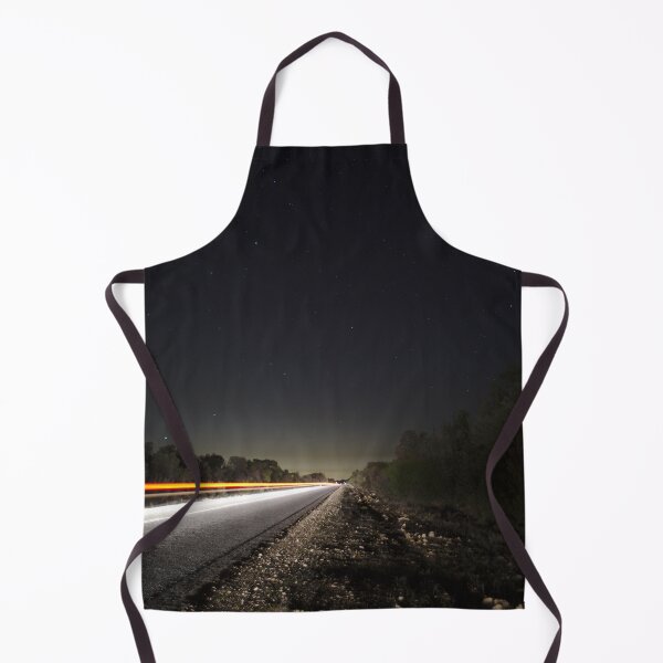 Item preview, Bright Red And Yellow Long Exposure Country Road At Night designed and sold by Jason Gilbert.