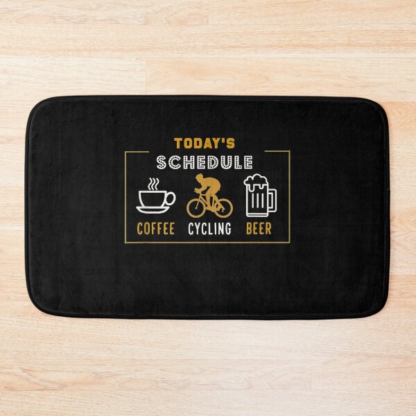 Item preview, Today's Schedule Coffee, cycling, beer designed and sold by KeliEngman.
