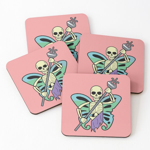 Item preview, fairy skeleton with a trident designed and sold by Blazing-Art.