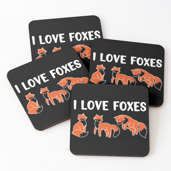 Item preview, I love Foxes Design for red Fox Fans designed and sold by Torstenbergqvis.