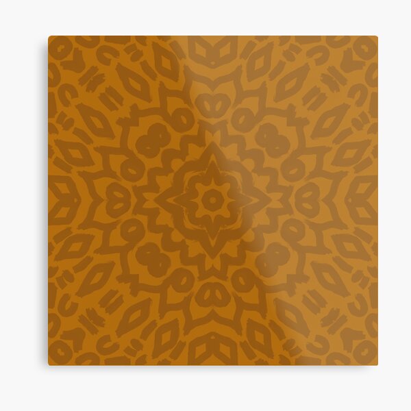 Clay Mandala Metal Print