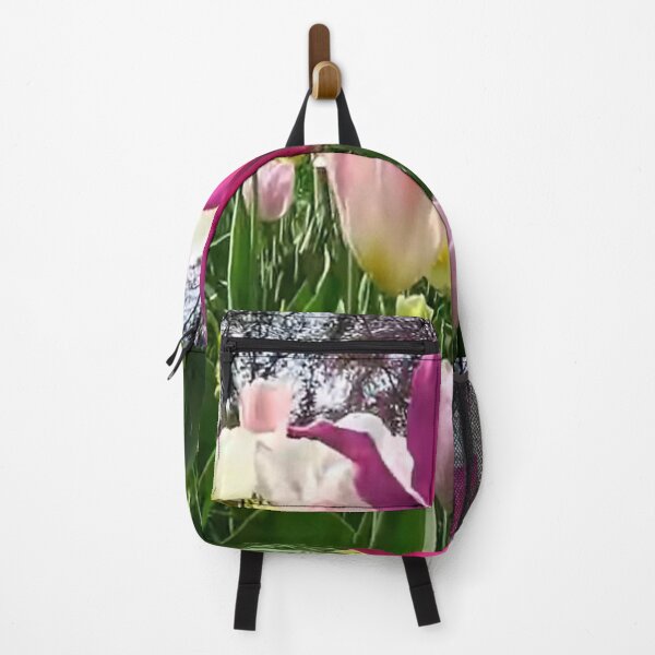 Item preview, Tulips and various flowers in springtime designed and sold by LiveToLearn.