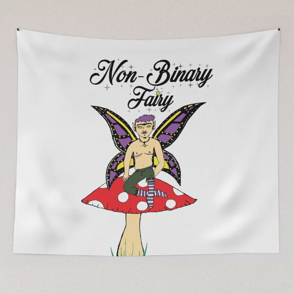 Item preview, Non-Binary Fairy  designed and sold by ADHDalex.