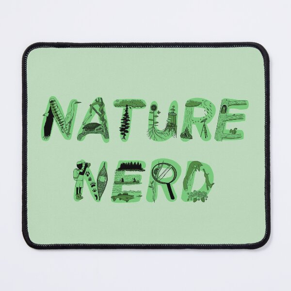 Item preview, Nature Nerd - Green & Pastel Green designed and sold by EcoElsa.