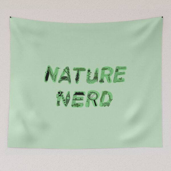 Item preview, Nature Nerd - Green & Pastel Green designed and sold by EcoElsa.