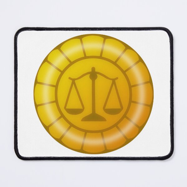 Item preview, Japanese Attorney Badge Phoenix Detective Attorney Wright Ace Gaming designed and sold by melisssne.