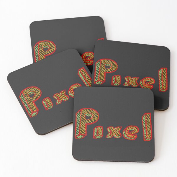 Item preview, Hand drawn pixel typeface design  designed and sold by GeekyBrush.