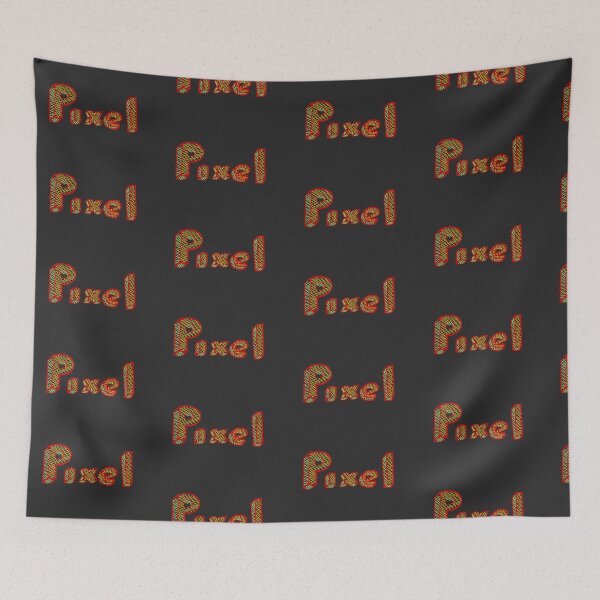 Item preview, Hand drawn pixel typeface design  designed and sold by GeekyBrush.