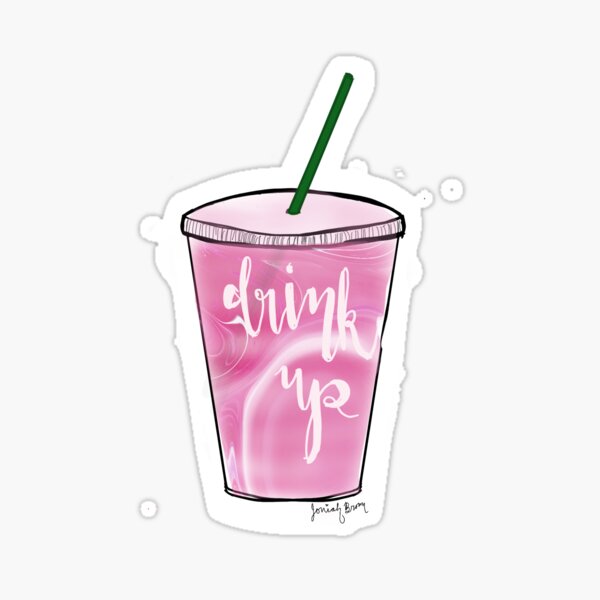 Starbucks Pink Drink Refresher Strawberry Açaí Die Cut Vinyl Sticker Coffee  Fun Hip Decal -  Canada