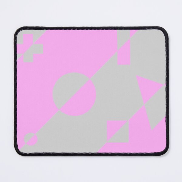 Item preview, 80s Throwback Pink and Grey Geometric Leotard Retro Pattern designed and sold by melisssne.