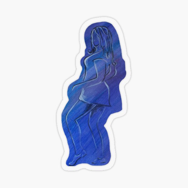 Al acecho Pegatina transparente