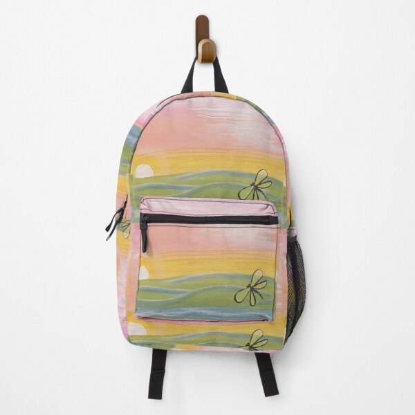 Item preview, Pastel sunrise dragonfly abstract designed and sold by PourExperiment.