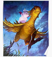 Chocobo & Mogry Poster