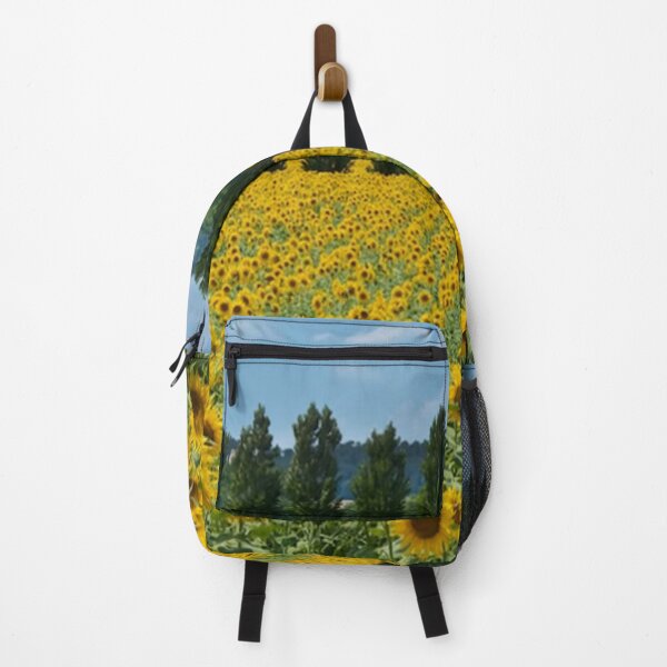 Item preview, Beautiful European garden with Sunflowers and trees designed and sold by LiveToLearn.