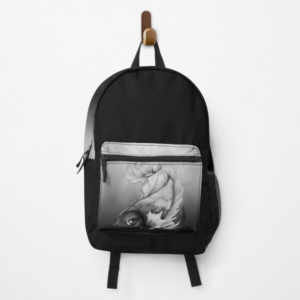 Item preview, Japanese Fighting Fish (Grayscale) designed and sold by IgniteWithin.