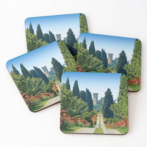 Item preview, Beautiful and relaxing European flowering garden in springtime with majestic castle and driveway designed and sold by LiveToLearn.