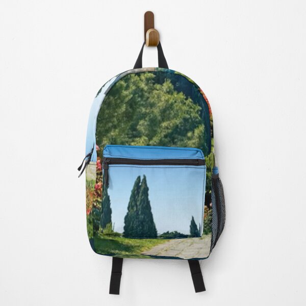 Item preview, Beautiful and relaxing European flowering garden in springtime with majestic castle and driveway designed and sold by LiveToLearn.