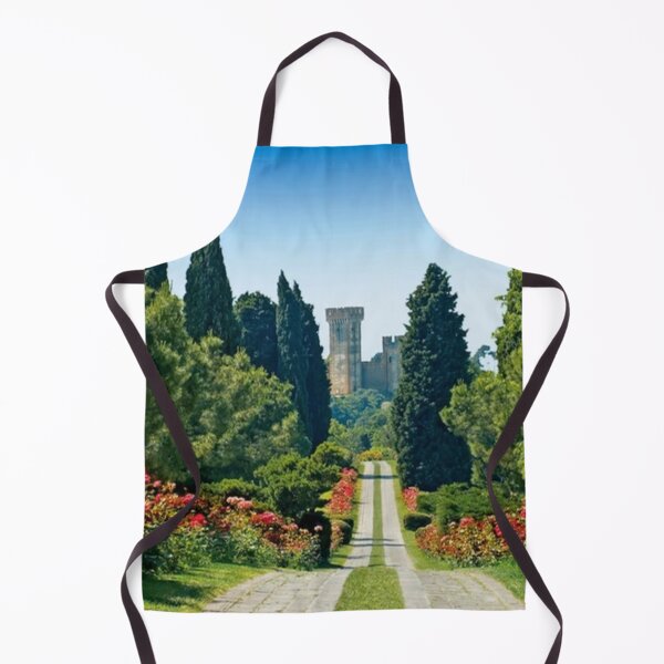 Item preview, Beautiful and relaxing European flowering garden in springtime with majestic castle and driveway designed and sold by LiveToLearn.