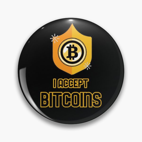 Item preview, I Accept Bitcoins designed and sold by Crypt0Tees.