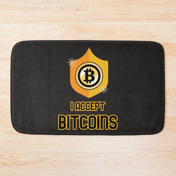 Item preview, I Accept Bitcoins designed and sold by Crypt0Tees.