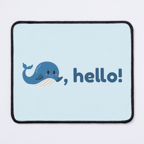 Item preview, Whale, hello! pun  designed and sold by punnylauren.