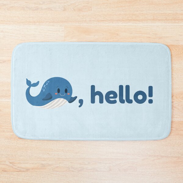 Item preview, Whale, hello! pun  designed and sold by punnylauren.