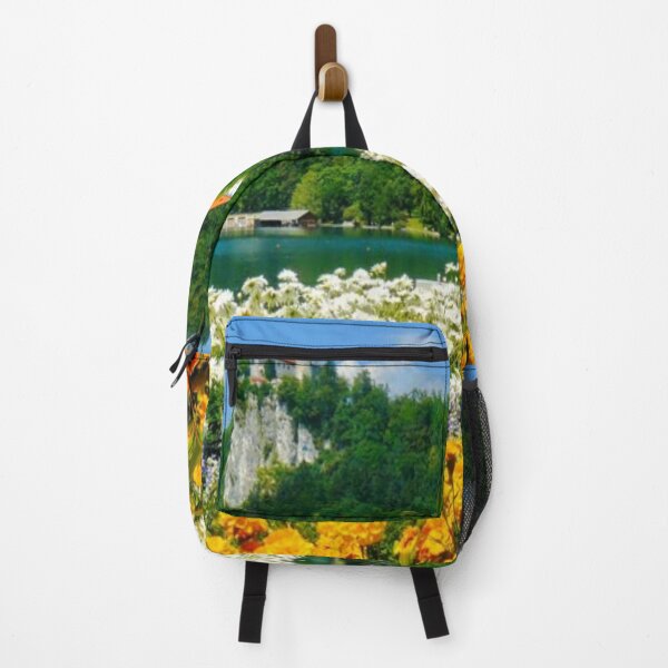 Item preview, Beautiful and relaxing European flowering garden in springtime with castles and a lake designed and sold by LiveToLearn.