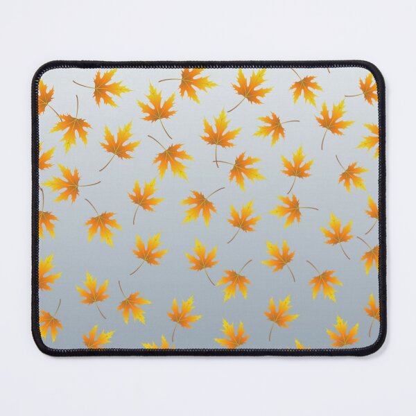 Item preview, PATTERN FALLING AUTUMN YELLOW MAPLE LEAF designed and sold by samArtline.