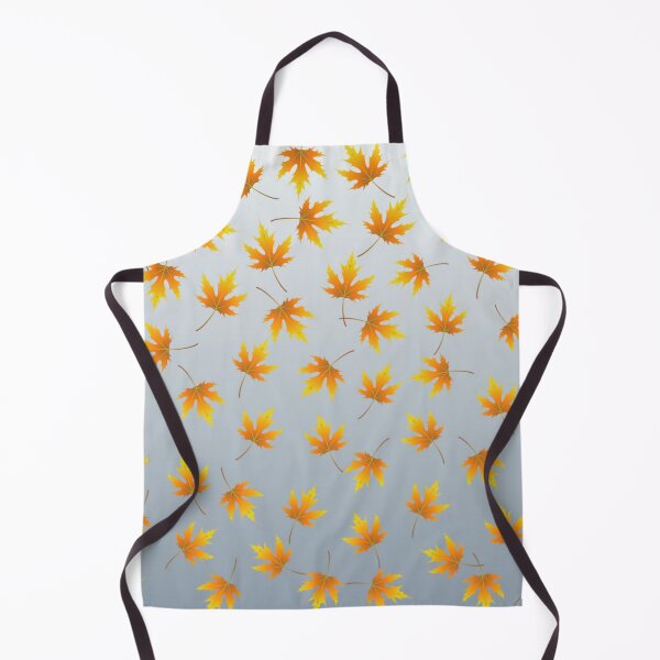 Item preview, PATTERN FALLING AUTUMN YELLOW MAPLE LEAF designed and sold by samArtline.