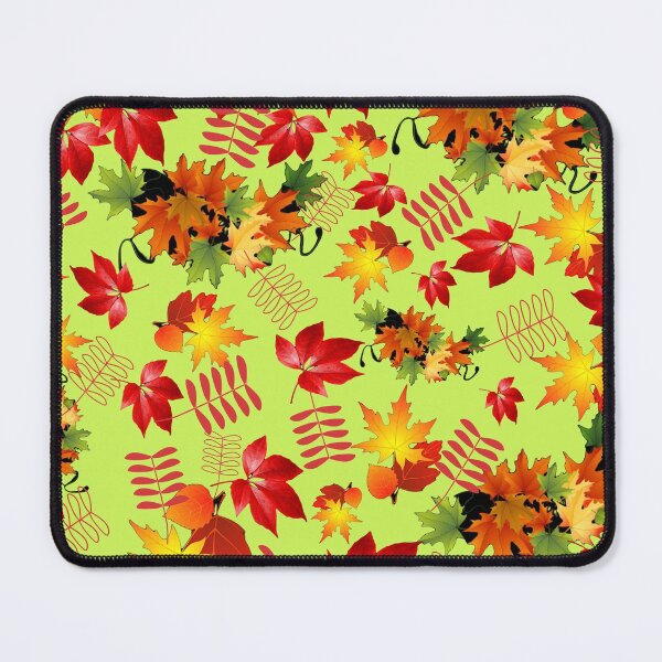 Item preview, YELLOW RED MAPLE LEAVES FALLING AUTUMN PATTERN  designed and sold by samArtline.