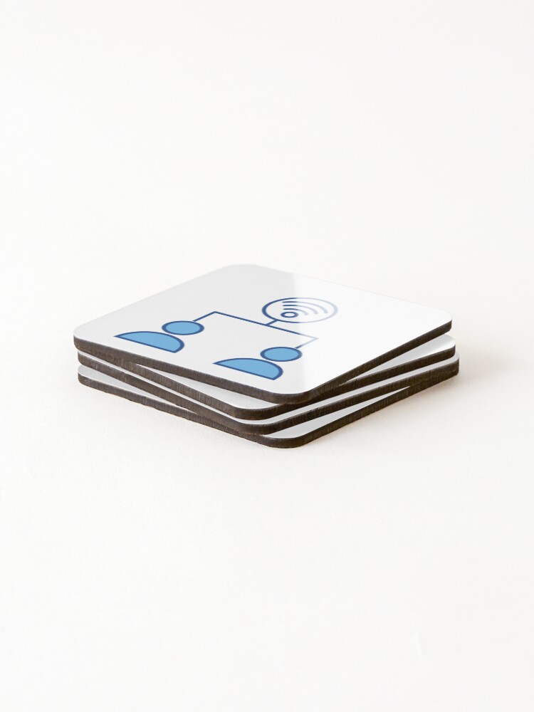 Thumbnail 4 of 5, Coasters (Set of 4), Intel Logo designed and sold by Riah1618.