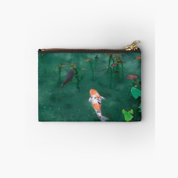 Artikelvorschau, Koi-Teich-Goldfisch-Schwimmen-Malszene entworfen und verkauft von PixieHollowShop.