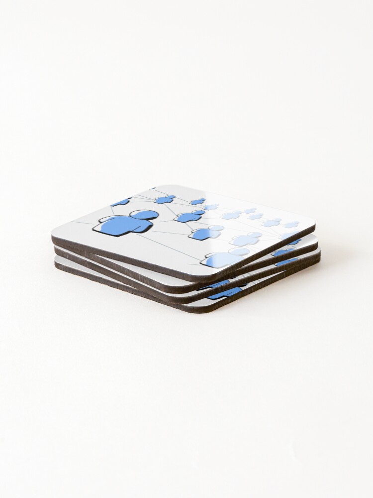 Thumbnail 4 of 5, Coasters (Set of 4), Intel Logo designed and sold by Riah1618.