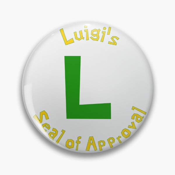 Item preview, Luigig's Seal of Approval designed and sold by CreativeAlchemy.