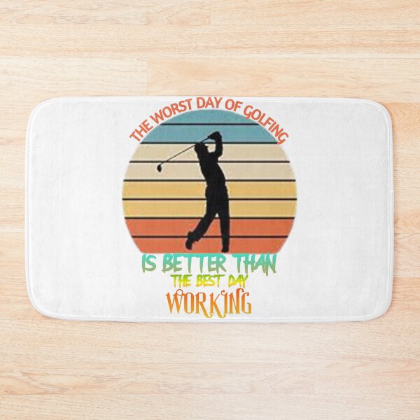 Item preview, THE WORST DAY OF GOLFIING IS BETTER THAN THE BEST DAY OF WORKING designed and sold by Marakstore.
