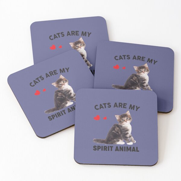 Item preview, Cats are my Spirit Animal designed and sold by PurrfectLuv.