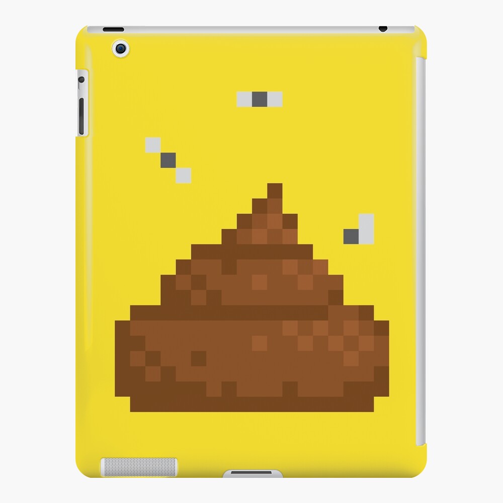 Pixel poo iPad Case & Skin