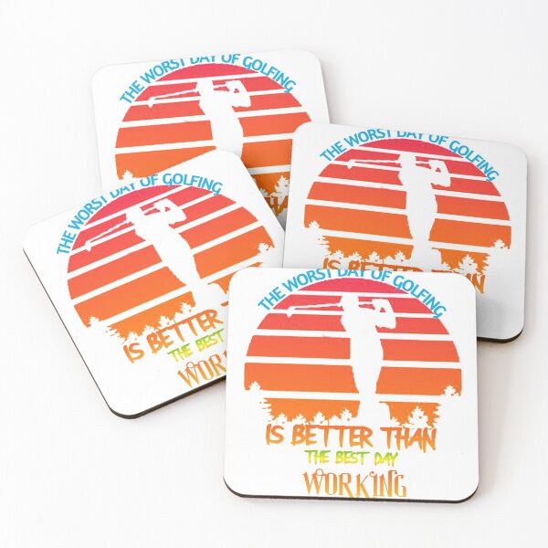 Item preview, THE WORST DAY OF GOLFIING IS BETTER THAN THE BEST DAY OF WORKING designed and sold by Marakstore.