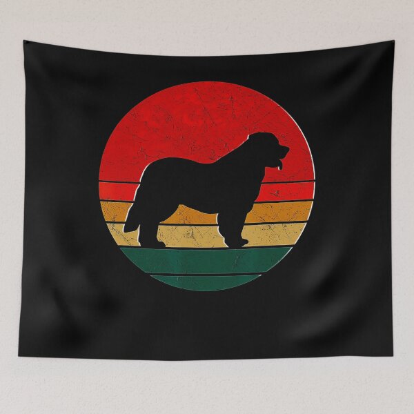 Item preview, Leonberger Vintage Dog Silhouette Retro 60s 70s Dogs Gift designed and sold by BegayStore.