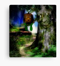 Chip off the Old Block Canvas Print