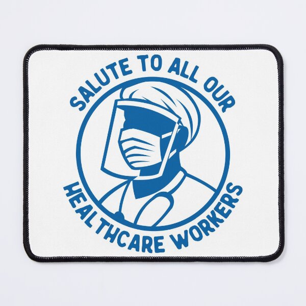 Item preview, Salute To All Our Healthcare Workers, Essential Workers, Blue designed and sold by anghelapparel.