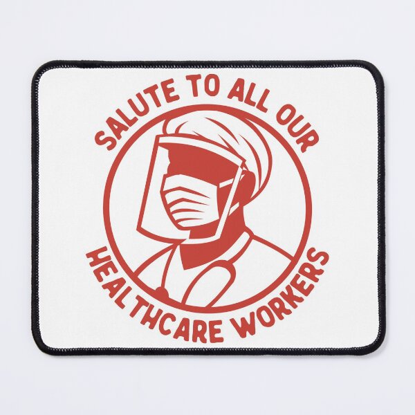 Item preview, Salute To All Our Healthcare Workers, Essential Workers, Red designed and sold by anghelapparel.