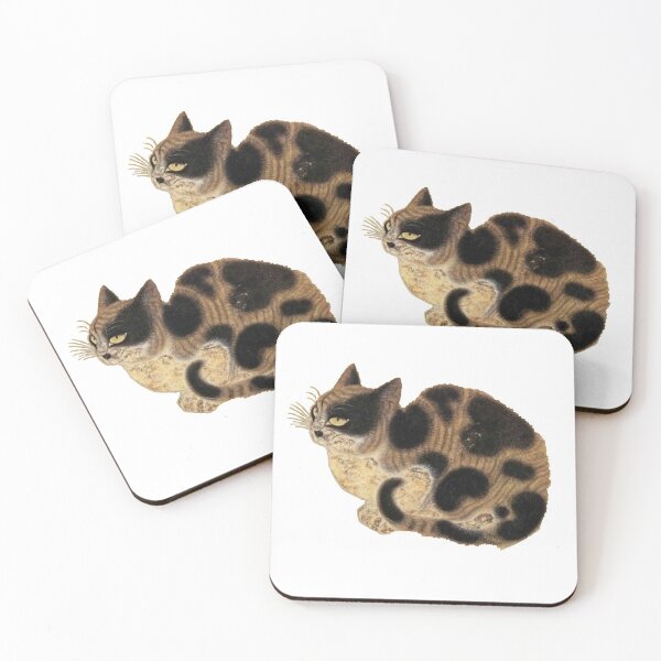 Item preview, A CAT IN A KOREAN FOLK PAINTING designed and sold by nerumy.