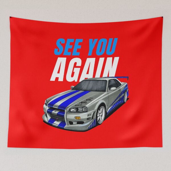 Item preview, See you again { Paul walker's Skyline GTR } designed and sold by MOTOSHIFT.