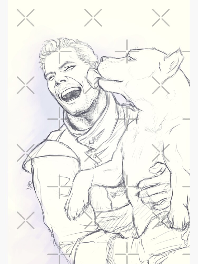 Cullen: Happiness and a mabari by cute-ellyna