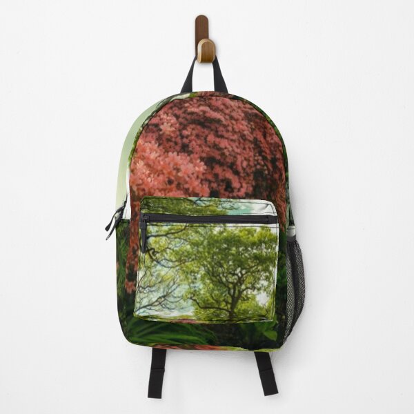 Item preview, Beautiful and relaxing European flowering garden in springtime in the misty morning designed and sold by LiveToLearn.