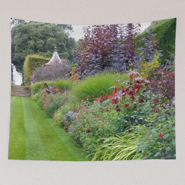 Item preview, Beautiful and relaxing European flowering garden in springtime designed and sold by LiveToLearn.